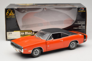 Dodge Charger R/T Oranžový & Čierny American Muscle 1:18 39314 Kov – obrázok 8 z 8