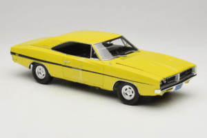 Dodge Charger R/T Žltý Dirty Mary Crazy Larry Auto World 1:18 AWSS101/06 Kov – obrázok 6 z 8