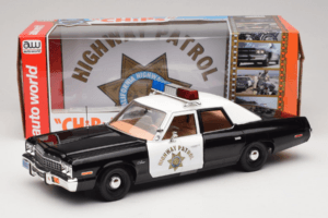 Dodge Monaco Highway Patrol CHiPS Auto World 1:18 AWSS112/06 Kov – obrázok 8 z 8