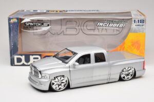 Dodge Ram Tuned Strieborný Jada 1:18 63162-SM Kov – obrázok 8 z 8