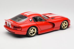 Dodge Viper GTS Červený Bburago 1:18 3075 Kov – obrázok 3 z 8