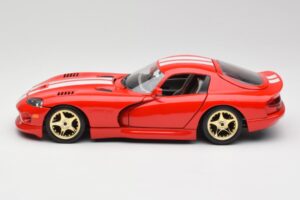 Dodge Viper GTS Červený Bburago 1:18 3075 Kov – obrázok 4 z 8