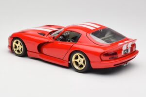Dodge Viper GTS Červený Bburago 1:18 3075 Kov – obrázok 7 z 8