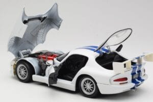 Dodge Viper GTS-R GT2 Biely 1997 Maisto 1:18 50316 Kov – obrázok 5 z 8