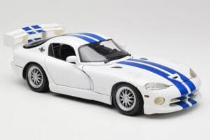 Dodge Viper GTS-R GT2 Biely 1997 Maisto 1:18 50316 Kov – obrázok 6 z 8