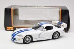 Dodge Viper GTS-R GT2 Biely 1997 Maisto 1:18 50316 Kov – obrázok 8 z 8