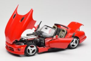 Dodge Viper RT/10 Červený Bburago 1:18 3025-M1 Kov – obrázok 2 z 8