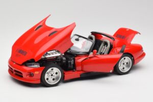 Dodge Viper RT/10 Červený Limitovaná Edícia Bburago 1:18 3025 Kov – obrázok 2 z 8