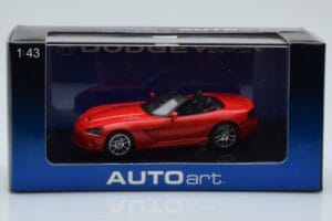 Dodge Viper SRT-10 Červený AUTOart 1:43 51701 Kov – obrázok 4 z 4