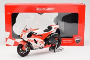 Ducati Desmosedici GP11 #8 H. Barbera Ducati MotoGP Team MotoGP 2011 Minichamps 1:12 123110008 Kov – obrázok 6 z 6