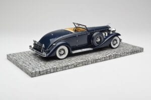 Duesenberg SJN Convertible Coupe Midnight Blue Minichamps 1:18 107150332 Kov – obrázok 2 z 6