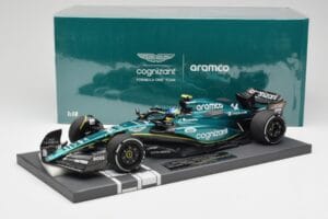 Aston Martin AMR23 #14 F. Alonso 3rd Place Saudi Arabian GP 2023 Minichamps 1:18 117230214 Kov – obrázok 7 z 7