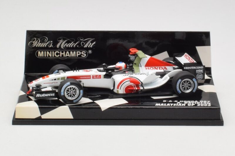 BAR Honda 007 A. Davidson Malaysian GP 2005 Minichamps 1:43 400050104 Kov