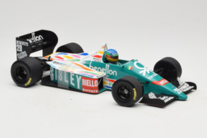 Benetton B186 #20 G. Berger F1 1986 Minichamps 1:18 80439418130 Kov – obrázok 4 z 6