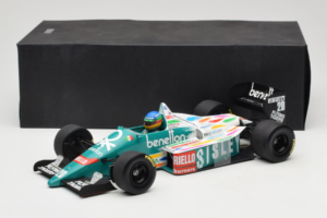 Benetton B186 #20 G. Berger F1 1986 Minichamps 1:18 80439418130 Kov – obrázok 6 z 6
