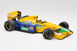 Benetton B191 #19 M. Schumacher F1 1991 Minichamps 1:18 100910119 Kov – obrázok 4 z 6