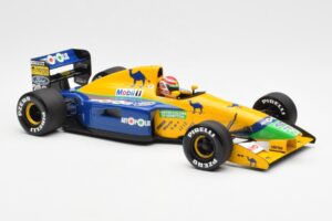 Benetton Ford B191 #19 N. Piquet F1 1991 Minichamps 1:18 100910020 Kov – obrázok 4 z 6