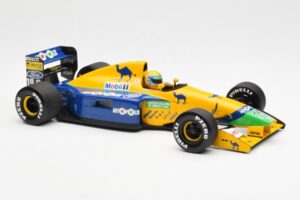 Benetton Ford B191 #20 R. Moreno F1 1991 Minichamps 1:18 100910019 Kov – obrázok 4 z 6