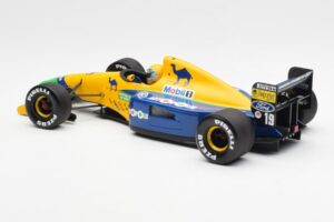 Benetton Ford B191 #20 R. Moreno F1 1991 Minichamps 1:18 100910019 Kov – obrázok 5 z 6