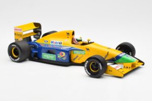 Benetton Ford B191B #20 M. Brundle F1 Early Season 1992 Minichamps 1:18 100920120 Kov – obrázok 4 z 6