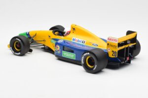 Benetton Ford B191B #20 M. Brundle F1 Early Season 1992 Minichamps 1:18 100920120 Kov – obrázok 5 z 6