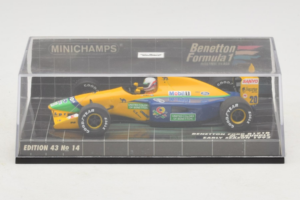 Benetton B191B Ford #20 M. Brundle Early Season F1 1992 Minichamps 1:43 400920120 Kov – obrázok 4 z 5