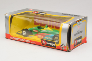 Benetton B190 Ford #20 N. Piquet F1 1990 Bburago 1:24 6102 Kov – obrázok 3 z 3
