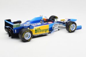 Benetton B195 Renault #1 M. Schumacher Winner Japanese GP 1995 Minichamps 1:18 510953401 Kov – obrázok 2 z 6