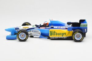 Benetton B195 Renault #1 M. Schumacher Winner Japanese GP 1995 Minichamps 1:18 510953401 Kov – obrázok 3 z 6