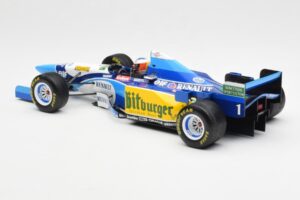 Benetton B195 Renault #1 M. Schumacher Winner Japanese GP 1995 Minichamps 1:18 510953401 Kov – obrázok 5 z 6