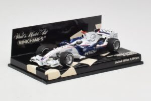 BMW Sauber F1.08 #5 N. Heidfeld Showcar 2008 Minichamps 1:43 400080083 Kov – obrázok 2 z 5