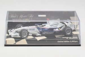 BMW Sauber F1.08 #5 N. Heidfeld Showcar 2008 Minichamps 1:43 400080083 Kov – obrázok 5 z 5