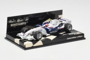 BMW Sauber F1.08 #4 R. Kubica Showcar 2008 Minichamps 1:43 400080084 Kov – obrázok 2 z 5
