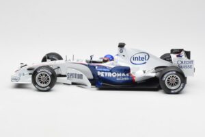 BMW Sauber F1.06 #17 J. Villeneuve F1 2006 Minichamps 1:18 100060017 Kov – obrázok 3 z 6
