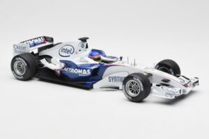 BMW Sauber F1.06 #17 J. Villeneuve F1 2006 Minichamps 1:18 100060017 Kov – obrázok 4 z 6