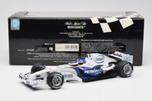 BMW Sauber F1.06 #17 J. Villeneuve F1 2006 Minichamps 1:18 100060017 Kov – obrázok 6 z 6