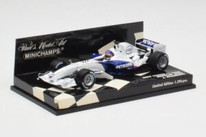 BMW Sauber F1.06 J. Villeneuve Showcar F1 2006 Minichamps 1:43 400060087 Kov – obrázok 3 z 5