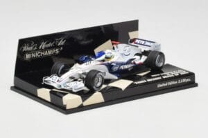 BMW Sauber F1.06 #16 N. Heidfeld Brazilian GP 2006 Minichamps 1:43 400060316 Kov – obrázok 2 z 5