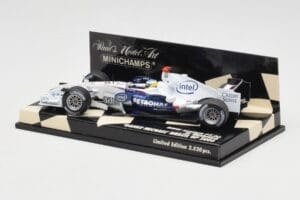 BMW Sauber F1.06 #16 N. Heidfeld Brazilian GP 2006 Minichamps 1:43 400060316 Kov – obrázok 3 z 5
