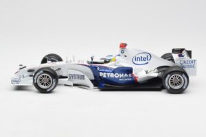 BMW Sauber F1.06 #16 N. Heidfeld F1 2006 Minichamps 1:18 100060016 Kov – obrázok 3 z 6