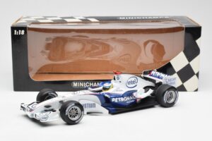BMW Sauber F1.06 #16 N. Heidfeld F1 2006 Minichamps 1:18 100060016 Kov – obrázok 6 z 6
