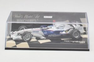 BMW Sauber F1.07 #3 N. Heidfeld Race Car 2007 Minichamps 1:43 400070009 Kov – obrázok 5 z 5