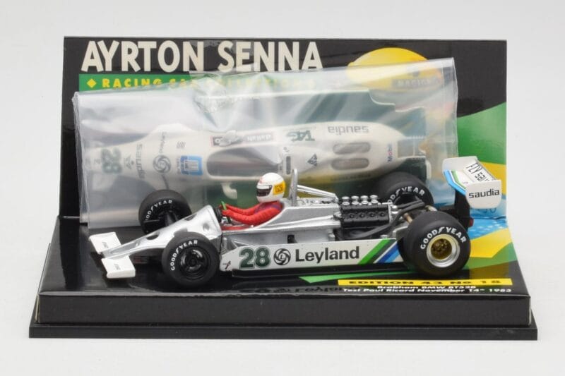 Brabham BMW BT52B A. Senna Test Car Paul Ricard 14 November 1983 Minichamps 1:43 540834399 Kov