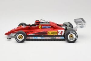 Ferrari 126C2 #27 G. Villeneuve GP Belgium 1982 MCG 1:18 MCG18629F Kov – obrázok 3 z 6