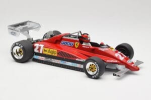 Ferrari 126C2 #27 G. Villeneuve GP Belgium 1982 MCG 1:18 MCG18629F Kov – obrázok 4 z 6