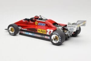 Ferrari 126C2 #27 G. Villeneuve GP Belgium 1982 MCG 1:18 MCG18629F Kov – obrázok 5 z 6