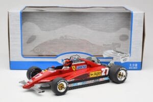 Ferrari 126C2 #27 G. Villeneuve GP Belgium 1982 MCG 1:18 MCG18629F Kov – obrázok 6 z 6