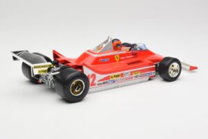 Ferrari 312T4 #12 G. Villeneuve South African Grand Prix 1979 Bburago 1:18 18-16814 Kov – obrázok 2 z 6
