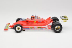 Ferrari 312T4 #12 G. Villeneuve South African Grand Prix 1979 Bburago 1:18 18-16814 Kov – obrázok 3 z 6