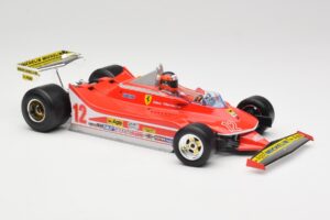 Ferrari 312T4 #12 G. Villeneuve South African Grand Prix 1979 Bburago 1:18 18-16814 Kov – obrázok 4 z 6